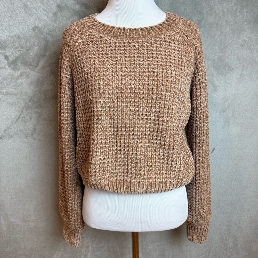 ALTAR'D STATE Robyn Chenille Sweater Wmn’s Sz  XS Sinopia Fresco
